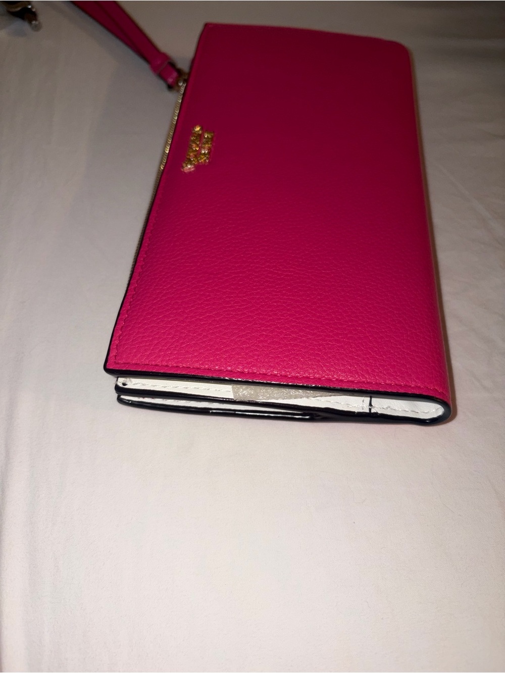 Victoria's Secret Bright Pink Wristlet Wallet - Picture 6 of 10